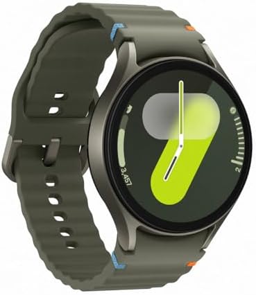 Samsung Galaxy Watch 7 (44mm) AI Smartwatch w/ 1.5" AMOLED, Wear OS 5, Wi-Fi, Bluetooth, Heart Rate, Sleep Apnea & GPS Fitness Tracker, International Model L310 (w/Fast Charger, Green) (Renewed)