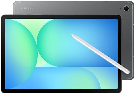 Samsung Galaxy Tab S10 FE 5G | 128GB, 8GB RAM, 5G + WiFi 6E | 10.9” LCD, Android 15 Tablet, 4K Camera | US Model Unlocked | No S-Pen | Gray (Renewed)
