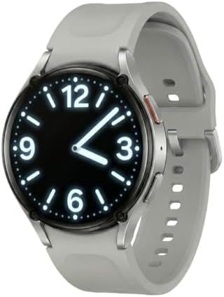 Samsung Galaxy Watch 7 (44mm) AI Smartwatch w/ 1.5" AMOLED, Wear OS 5, Wi-Fi, Bluetooth, Heart Rate, Sleep Apnea & GPS Fitness Tracker, International Model L310 (w/Fast Charger, Silver)