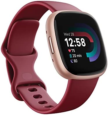 Fitbit Versa 4 Fitness Smartwatch with Daily Readiness, GPS, 24/7 Heart Rate, 40...