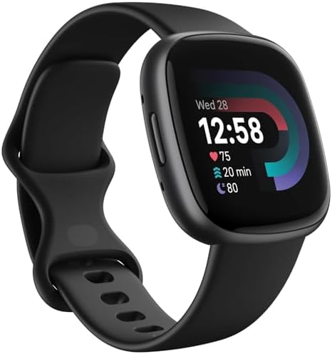 Fitbit Versa 4 Health & Fitness Smartwatch with GPS, 24/7 Heart Rate, Sleep Trac...