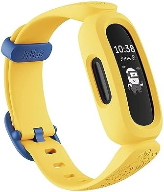 Fitbit Ace 3 Activity-Tracker for Kids 6+, Minions Special Edition, Yellow, One ...