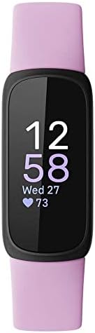 Fitbit Inspire 3 Fitness Tracker – Advanced Health Insights with Stress Management, Workout Intensity & Sleep Tracking, 24/7 Heart Rate, Includes Small and Large Classic Bands (Lilac Bliss/Black)