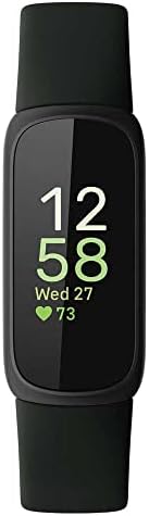 Fitbit Inspire 3 Fitness Tracker – Advanced Health Insights with Stress Management, Workout Intensity & Sleep Tracking, 24/7 Heart Rate, Includes Small and Large Classic Bands (Midnight Zen/Black)