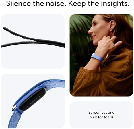 Google Fitbit Air Performance Loop Band - One Size - Lavender | Only compatible with Fitbit Air, microadjustable, polyester, nylon, and elastane yarn band, workout-friendly