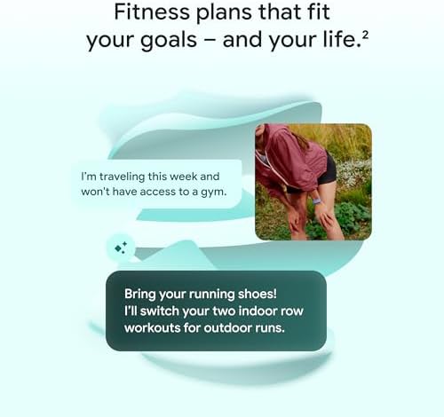 Google Fitbit Air Performance Loop Band - One Size - Lavender | Only compatible with Fitbit Air, microadjustable, polyester, nylon, and elastane yarn band, workout-friendly