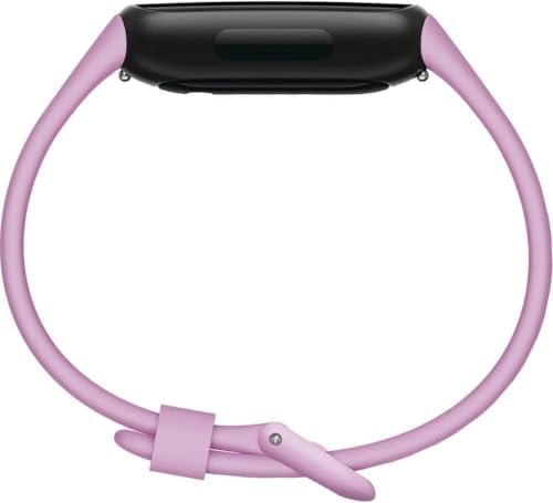 Google Fitbit Inspire 3 - Lilac Bliss/Black - Small and Large Bands | Stress management, sleep tracking, 24/7 heart rate, 3-month Google Health Premium membership included, small and large bands