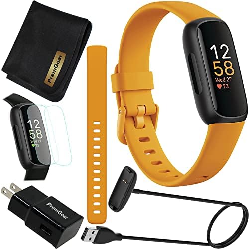 Fitbit Inspire 3 Health & Fitness Activity Tracker (Morning Glow) with Workout I...