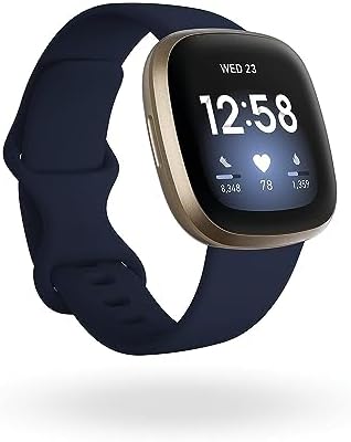 Fitbit Versa 3 Health & Fitness Smartwatch with GPS, 24/7 Heart Rate, Alexa Buil...