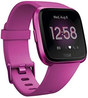 Fitbit Versa Lite Edition Smart Watch, compatible with iPad, One Size (S & L ban...