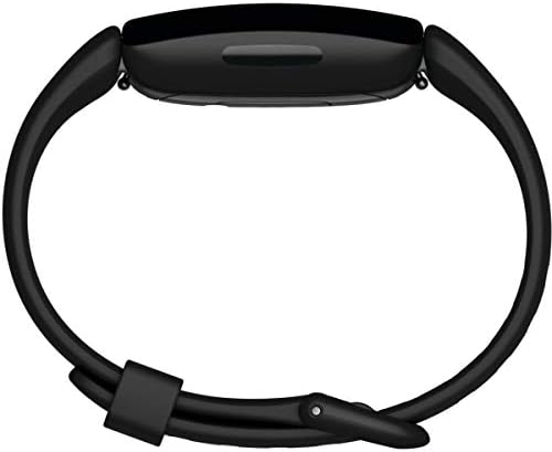 Fitbit Inspire 2 Health & Fitness Tracker with a Free 1-Year Premium Trial, 24/7 Heart Rate, Black/Black, One Size (S & L Bands Included) (Renewed)
