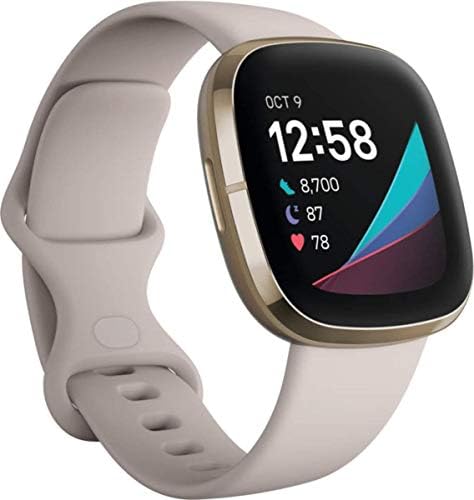 Fitbit Sense Health & Fitness Smartwatch W/GPS, Bluetooth Call/Text, Heart Rate ...