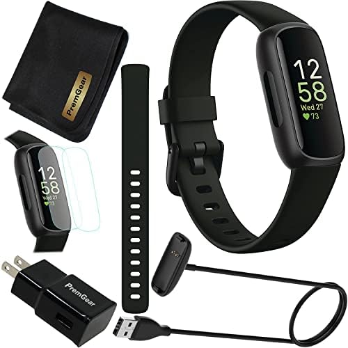 Fitbit Inspire 3 Health & Fitness Activity Tracker (Black) with Workout Intensit...