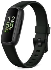 Fitbit Inspire 3 Health & Fitness Tracker with Stress Management, Workout Intens...