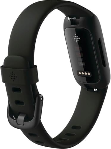 Fitbit Inspire 3 Health & Fitness Tracker with Stress Management, Workout Intensity, Sleep Tracking, 24/7 Heart Rate - 3-Month Google Health Premium Membership Included - Midnight Zen/Black