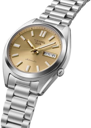 SEIKO 5 Sports Automatic Gold Dial Watch SRPL59K1