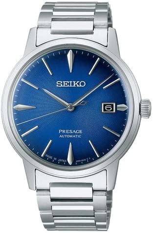 SEIKO SRPJ13 Automatic Watch for Men - Presage Collection - Vivid Blue Dial with...