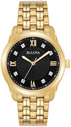 Bulova Men's Diamond Stainless Steel Watch - 97D113