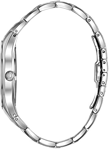 Bulova Classic Stainless Steel Multi-Function Diamond Accent Mens Watch