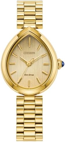 CITIZEN L Rainell Gold-Tone Stainless Steel Bracelet Watch 26mmx31mm - EM1202-50P