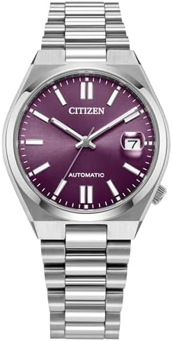 CITIZEN Ladies TSUYOSA Automatic Purple Dial Stainless Steel Watch 37mm - NJ0200...