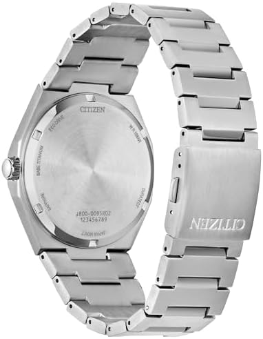 CITIZEN Men's Eco-Drive Zenshin Three-Hand White Dial Super Titanium Watch 39mm - AW0130-85A
