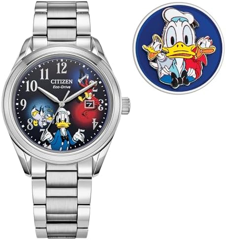 Citizen Men's Eco Drive Disney Feisty Donald Duck 90th Anniversary Limited Editi...