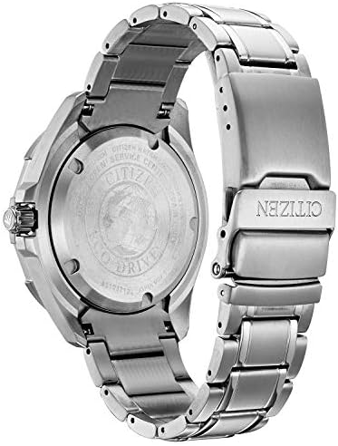 Citizen Men's Promaster Sea Eco-Drive Stainless Steel Watch, 3-Hand Date, One-Way Rotating Bezel, ISO Compliant, Luminous Hands and Markers
