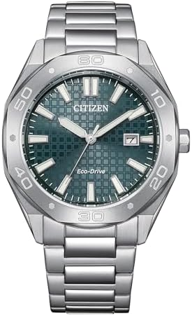 Citizen Men's Eco-Drive Sport Casual Odyn Watch, Stainless Steel Watch, 3 Hand, Date