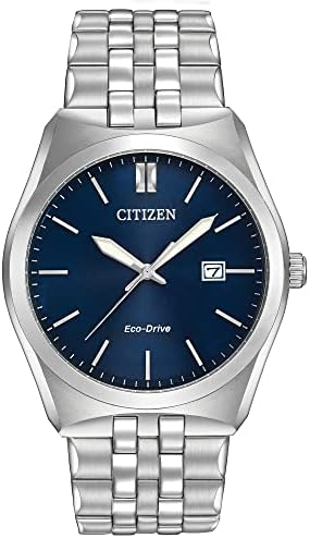 Citizen Men's Classic Corso Eco-Drive Watch, 3-Hand Date, Luminous Hands and Markers