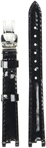 Tissot Womens Leather Calfskin Watch Strap Black T600036538