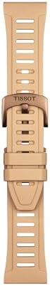 Tissot Unisex T-Touch Connect Sport antimagnetic Titanium case with Rose Gold PVD Coating Quartz Watches, Silicone, 21 (T1534204705105)