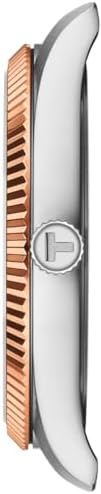 Tissot Ballade 40mm, Swiss Quartz Watch for Men, Stainless Steel Case, Brown Dial, T1564102229101
