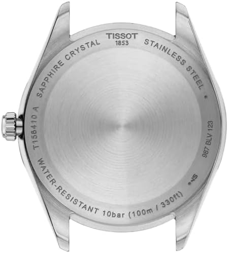 Tissot Ballade 40mm, Swiss Quartz Watch for Men, Stainless Steel Case, Brown Dial, T1564102229101