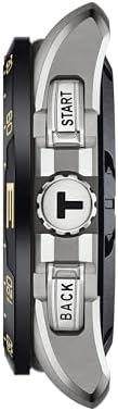 Tissot Mens T-Touch Connect Solar antimagnetic Titanium case Quartz Watches, Beige, Textile, 23 (T1214204705107)
