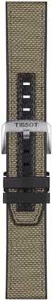 Tissot Mens T-Touch Connect Solar antimagnetic Titanium case Quartz Watches, Beige, Textile, 23 (T1214204705107)