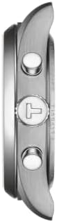 Tissot PR 100 Quartz Chronograph 40mm, Swiss Quartz Watch for Men, Stainless Steel Case, White Dial, T1504171101100