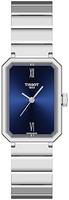 Tissot SRV, Swiss Quartz Watch for Women, Stainless Steel Case, Blue Dial, T1601...