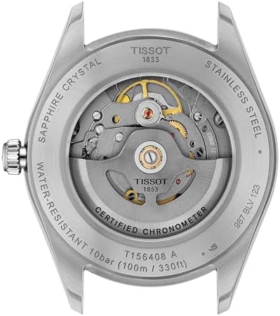 Tissot Ballade Powermatic 80 COSC 39mm, Swiss Automatic Watch for Men, Stainless Steel Case, Blue Dial, T1564081104300