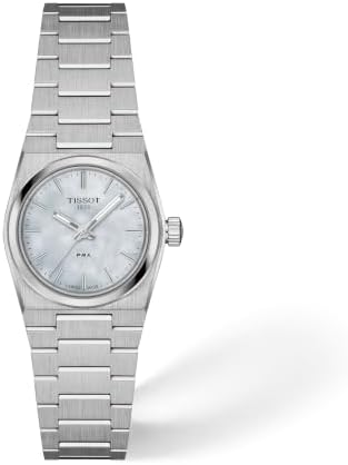 Tissot PRX Quartz 25mm, Swiss Quartz Watch for Women, Stainless Steel Case, T137...