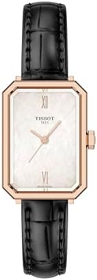 Tissot SRV, Swiss Quartz Watch for Women, Stainless Steel Case, White Mother of ...