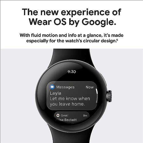 Google | Pixel Watch | Android Smartwatch with Fitbit Activity Tracking | Fitness and Sleep Tracker with Heart Rate Tracker | 41mm | Supports LTE