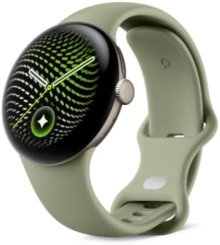 Google Pixel Watch 5 (41mm) - Android Smartwatch - Olive - Wi-Fi Gemini Intelligence, domed display, comprehensive health and fitness tracking