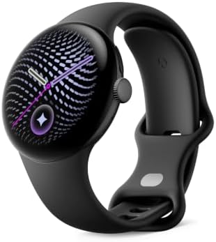 Google Pixel Watch 5 (41mm) - Android Smartwatch - Obsidian - Wi-Fi Gemini Intelligence, domed display, comprehensive health and fitness tracking