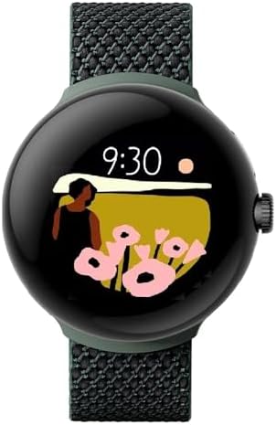 Google Pixel Watch 41mm, Matte Black - Unlocked (Renewed)