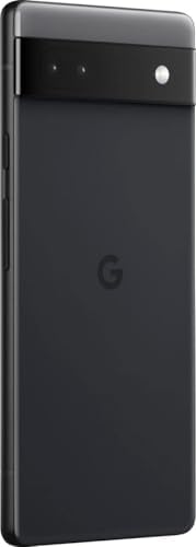 Google Pixel 6A 5G, 128GB + 6GB RAM, Charcoal - Unlocked (GSM Only) (International Version) (Renewed)