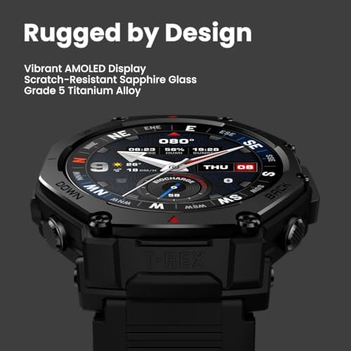 Amazfit T-Rex 3 Pro Smart Watch, 1.5