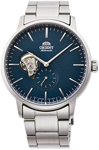 ORIENT Mens Classic Automatic Open Heart Small Seconds Blue Dial Watch RA-AR0101L