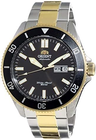 Orient Sports Mechanical Big Wave Limited Edition 200m 2 Tone Gold Watch RA-AA0917B