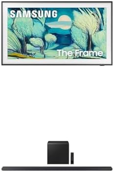 Samsung 65-Inch Class The Frame LS03F 4K QLED Smart TV (2025 Model) + SAMSUNG S800D 3.1.2ch Soundbar w/Wireless Dolby Atmos Audio, Ultra Slim Design, Q-Symphony, HW-S800D/ZA